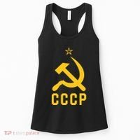 Jd Vance Wearing Cccp Social Communist Soviet Women's Tank Top thumb 0