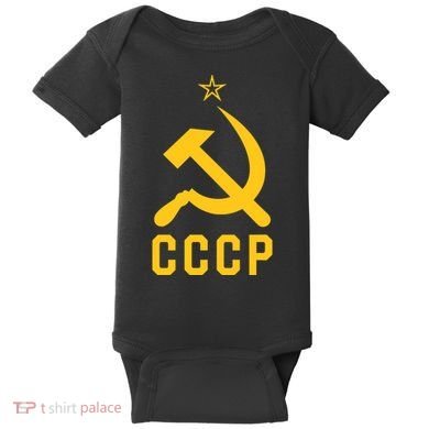 Jd Vance Wearing Cccp Social Communist Soviet Baby Bodysuit