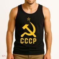Jd Vance Wearing Cccp Social Communist Soviet Tank Top thumb 3