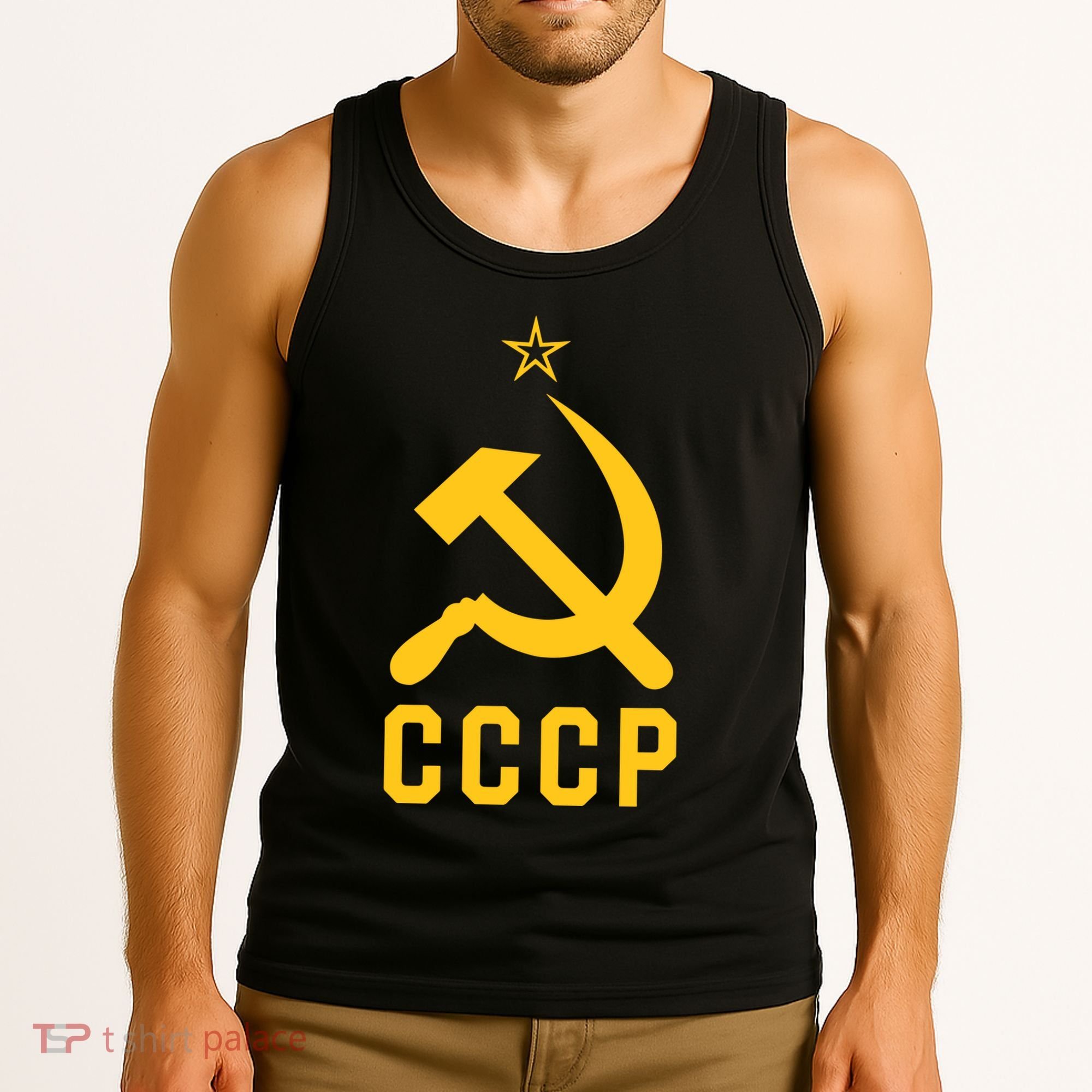 Jd Vance Wearing Cccp Social Communist Soviet Tank Top