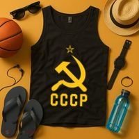 Jd Vance Wearing Cccp Social Communist Soviet Tank Top thumb 4