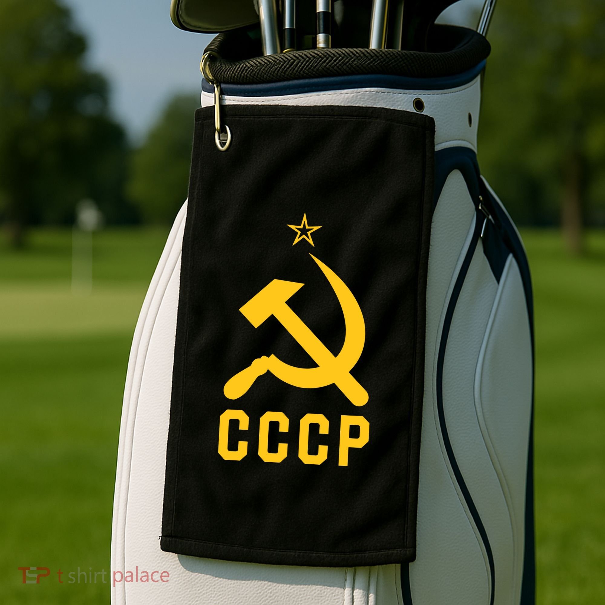 Jd Vance Wearing Cccp Social Communist Soviet Golf Towel