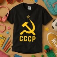 Jd Vance Wearing Cccp Social Communist Soviet Kids T-Shirt thumb 3