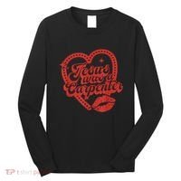 Jesus Was A Carpenter Groovy Christian Bible Long Sleeve Shirt thumb 0