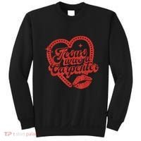 Jesus Was A Carpenter Groovy Christian Bible Sweatshirt thumb 0