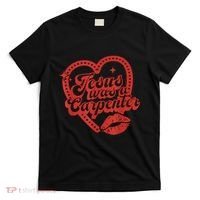 Jesus Was A Carpenter Groovy Christian Bible T-Shirt thumb 0