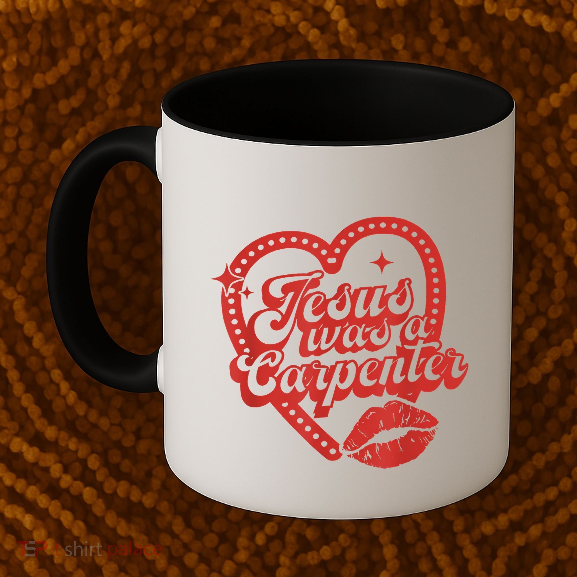 Jesus Was A Carpenter Groovy Christian Bible Coffee Mug