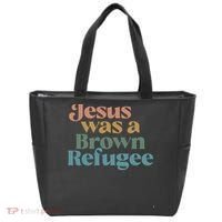 Jesus Was A Brown Refugee Tote Bag thumb 0