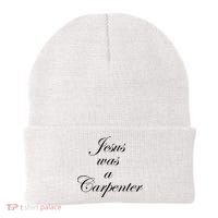 Jesus Was A Carpenter Beanie thumb 0