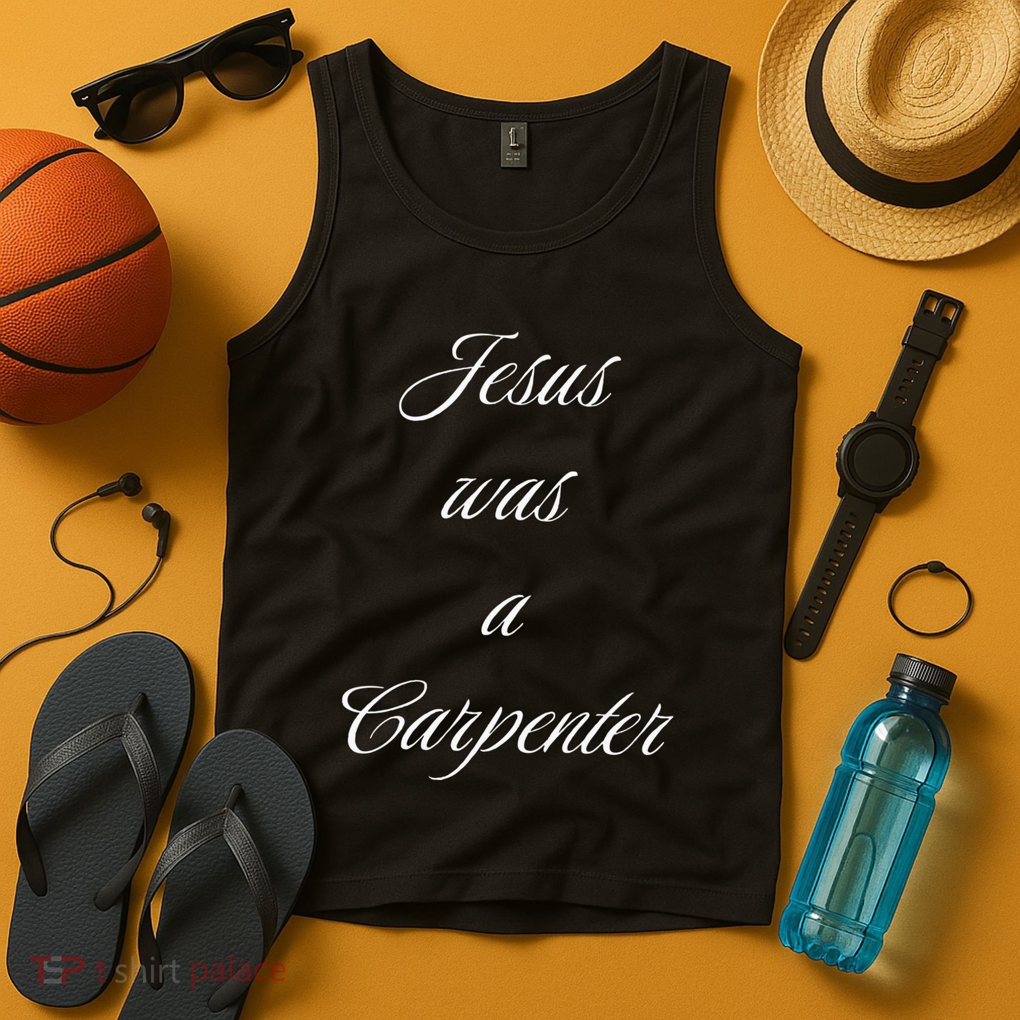 Jesus Was A Carpenter Christian God Tank Top
