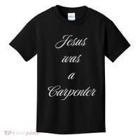 Jesus Was A Carpenter Christian God Kids T-Shirt thumb 0
