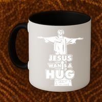 Jesus Wants A Hug Coffee Mug thumb 2