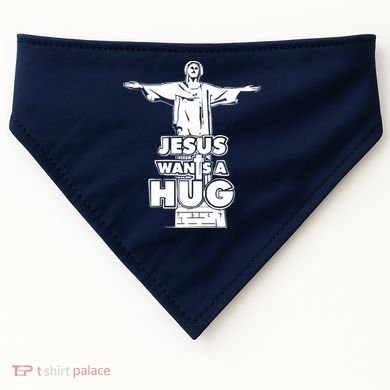 Jesus Wants A Hug USA-Made Doggie Bandana