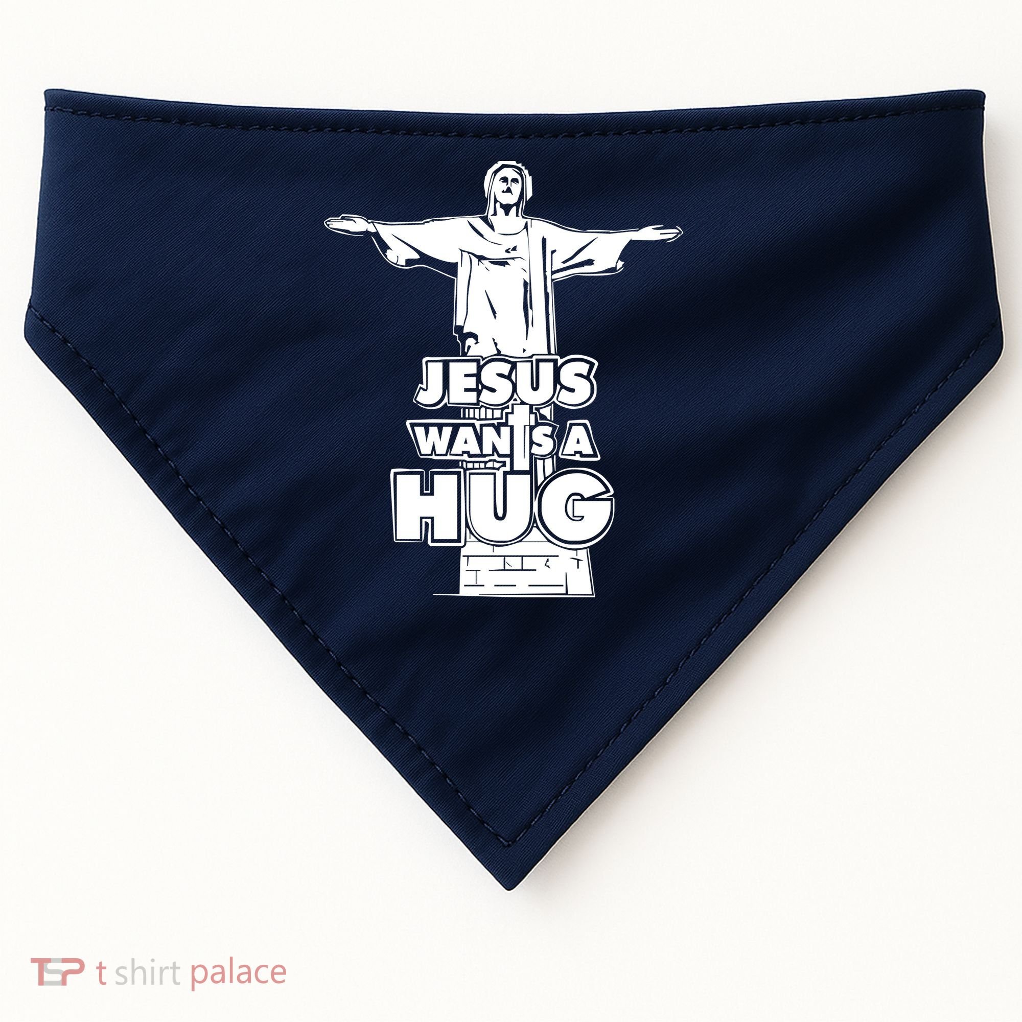 Jesus Wants A Hug USA-Made Doggie Bandana