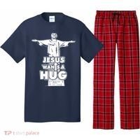 Jesus Wants A Hug Pajama Set thumb 0