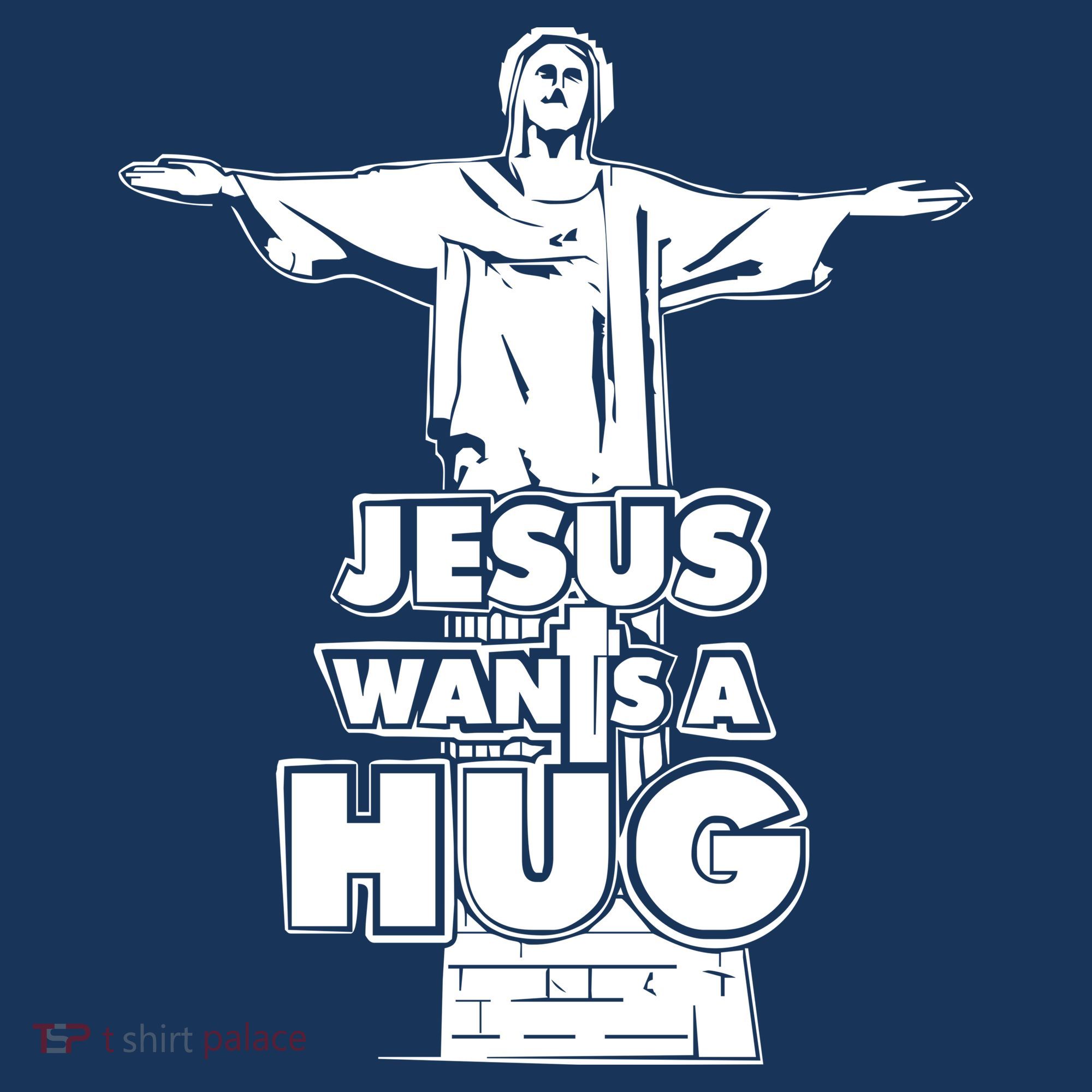 Jesus Wants A Hug Polo