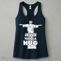 Jesus Wants A Hug Women's Tank Top thumb 3