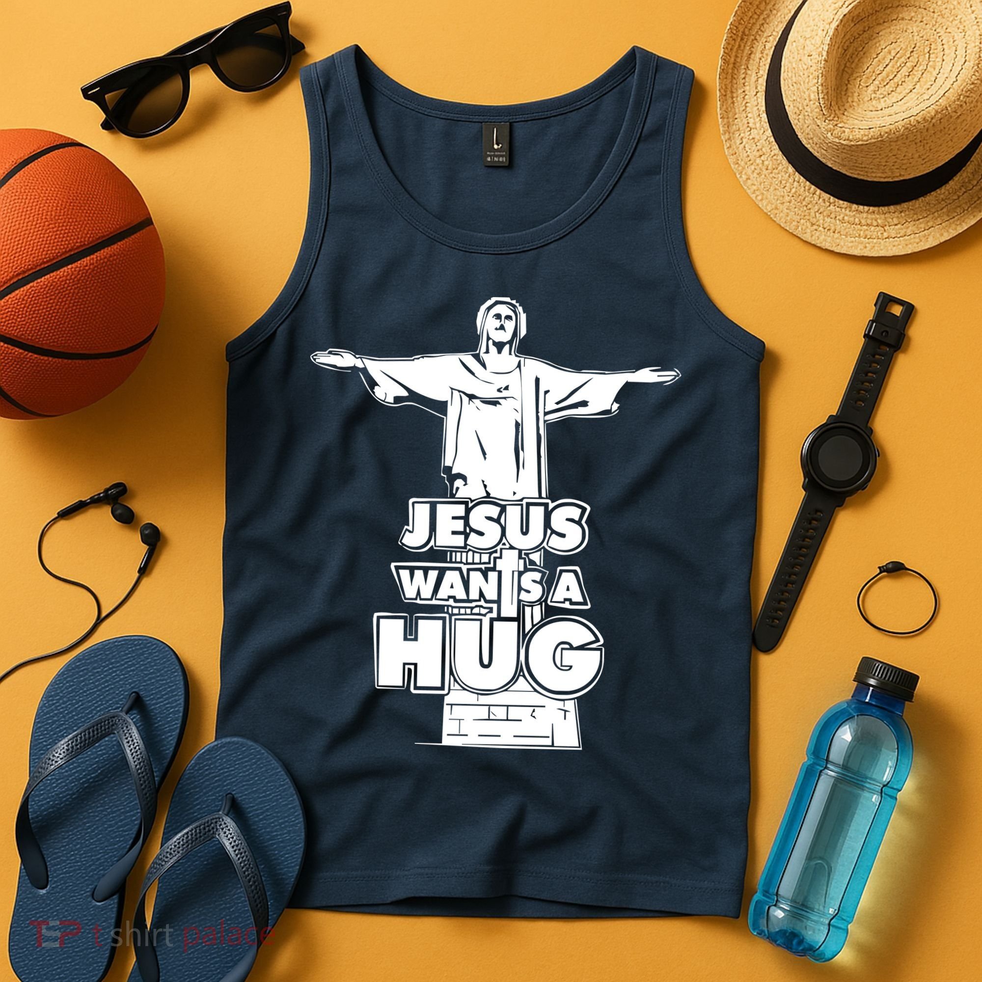Jesus Wants A Hug Tank Top