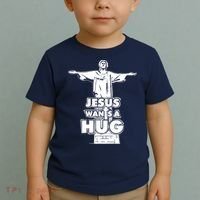 Jesus Wants A Hug Toddler T-Shirt thumb 2