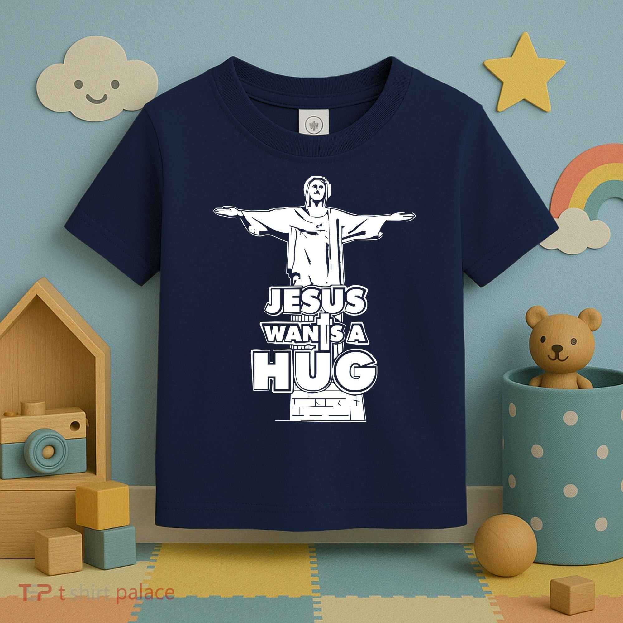Jesus Wants A Hug Toddler T-Shirt