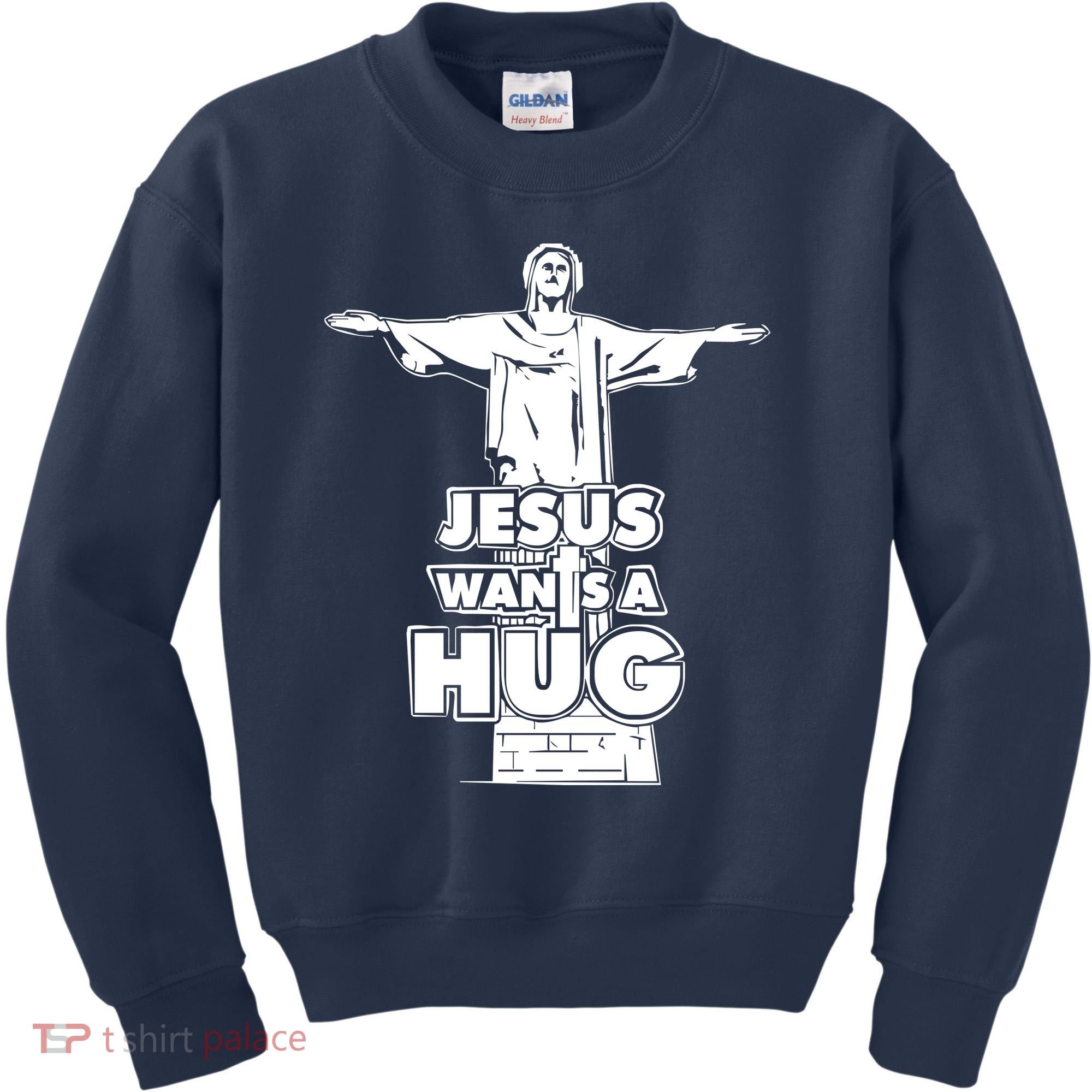 Jesus Wants A Hug Kids Sweatshirt