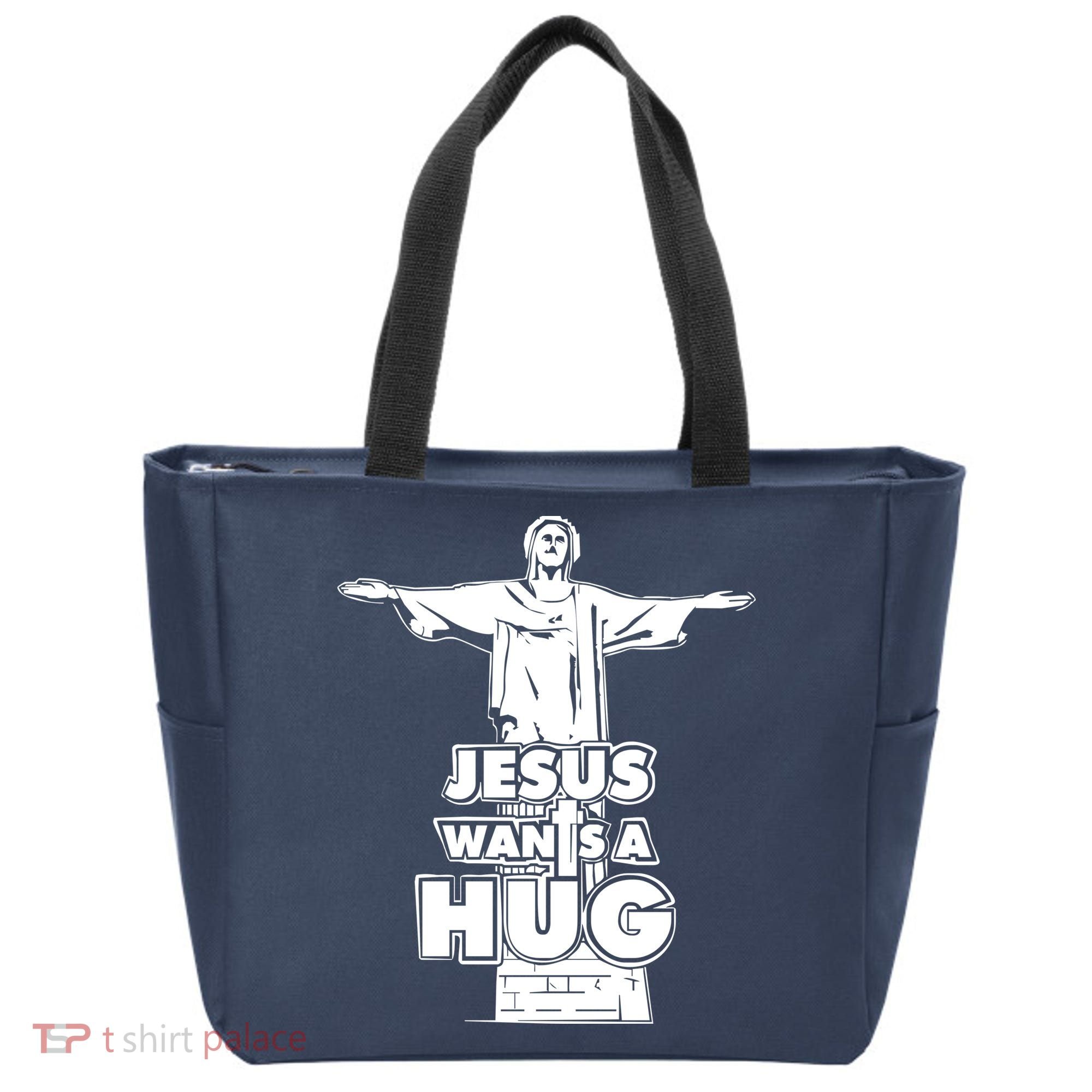Jesus Wants A Hug Tote Bag