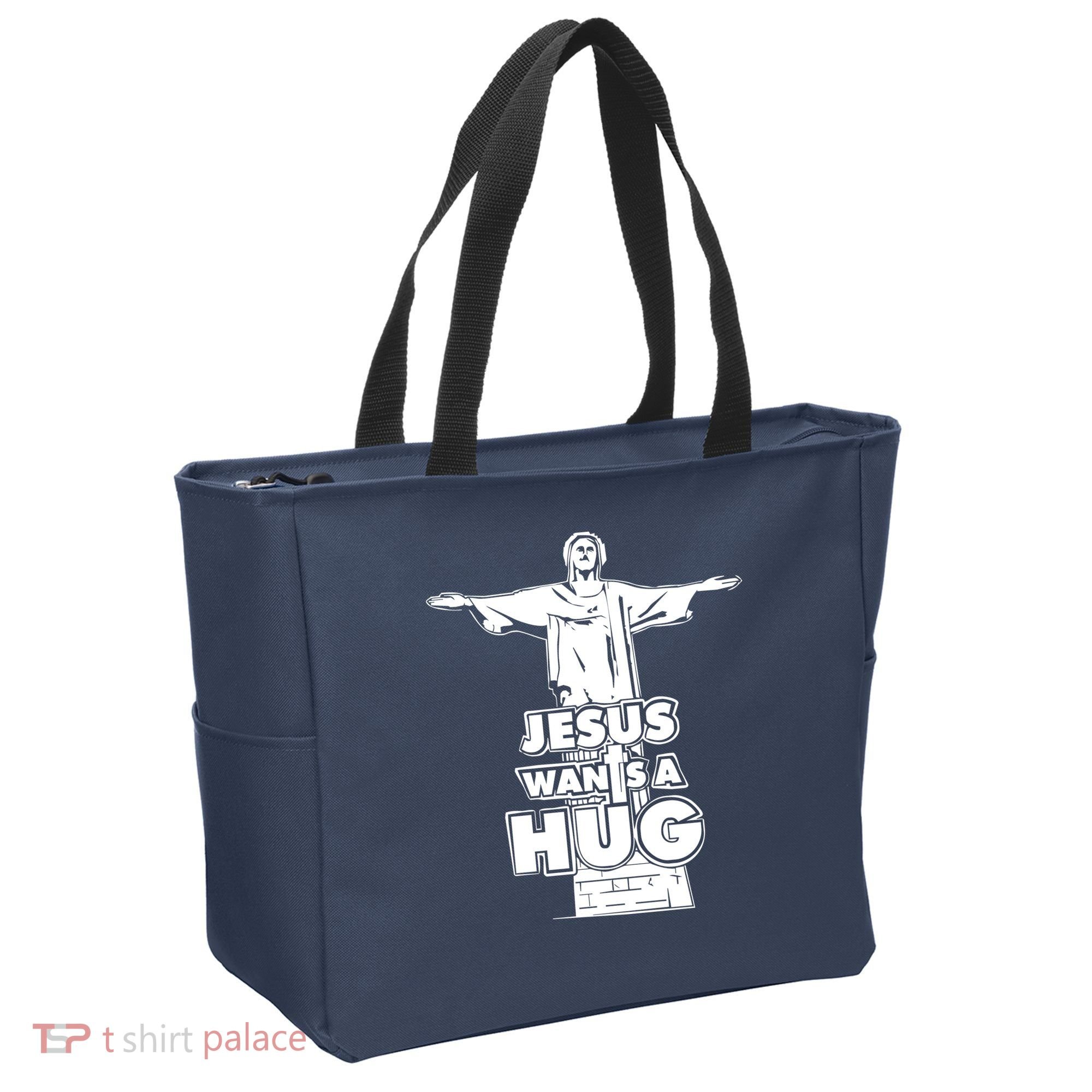 Jesus Wants A Hug Tote Bag