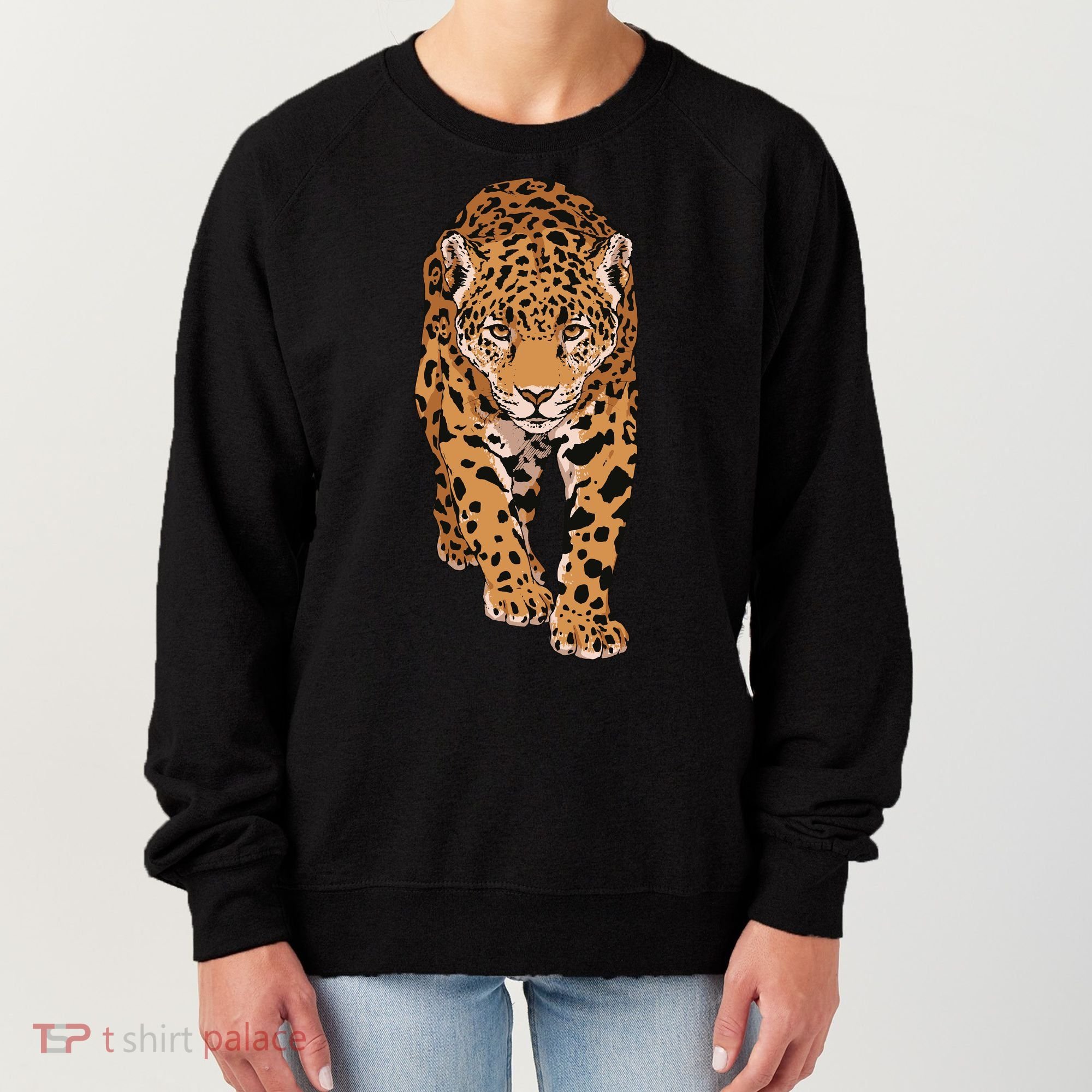 Jaguar Wild Animal Art Women's Sweatshirt