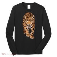 Jaguar Wild Animal Art Long Sleeve Shirt thumb 0