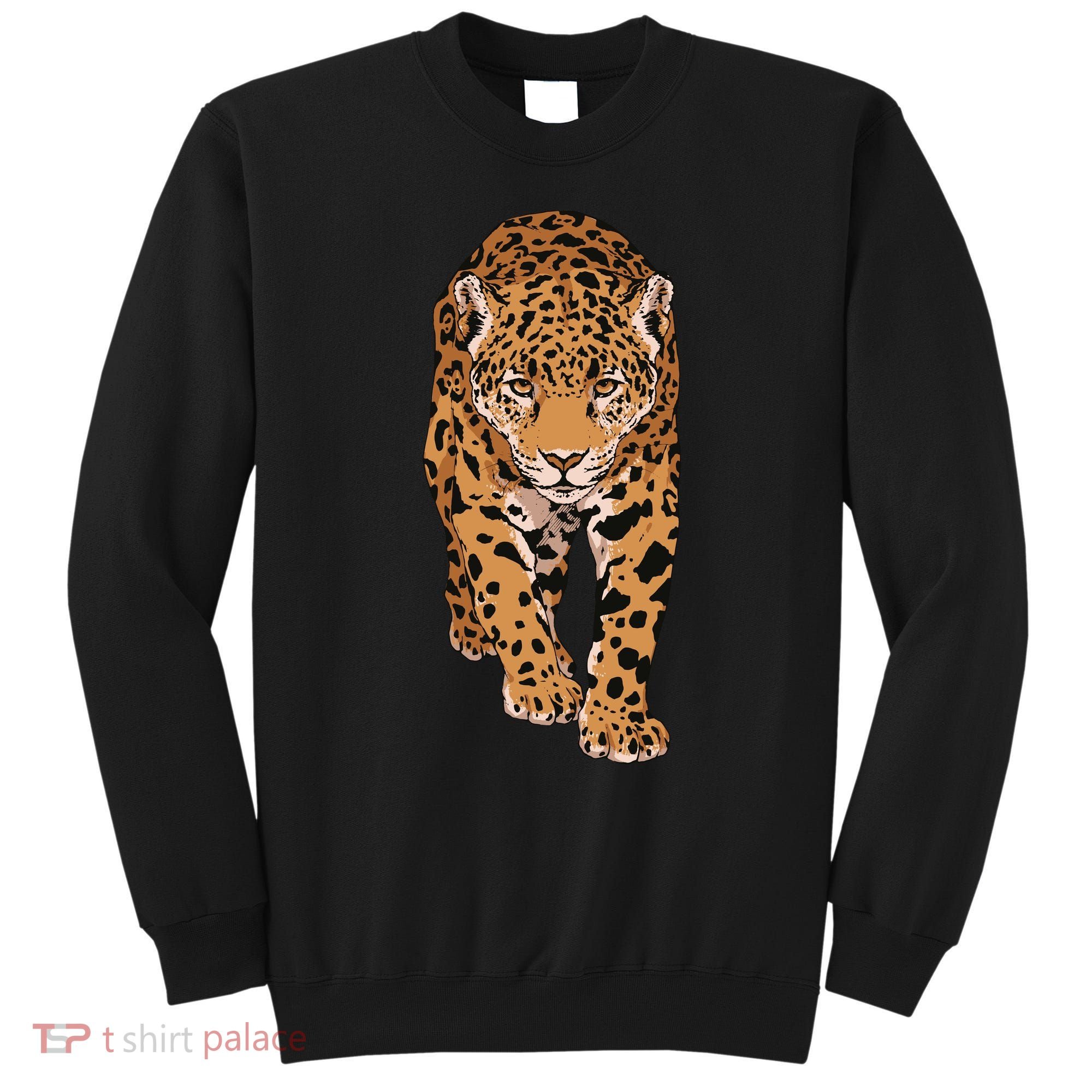 Jaguar Wild Animal Art Sweatshirt