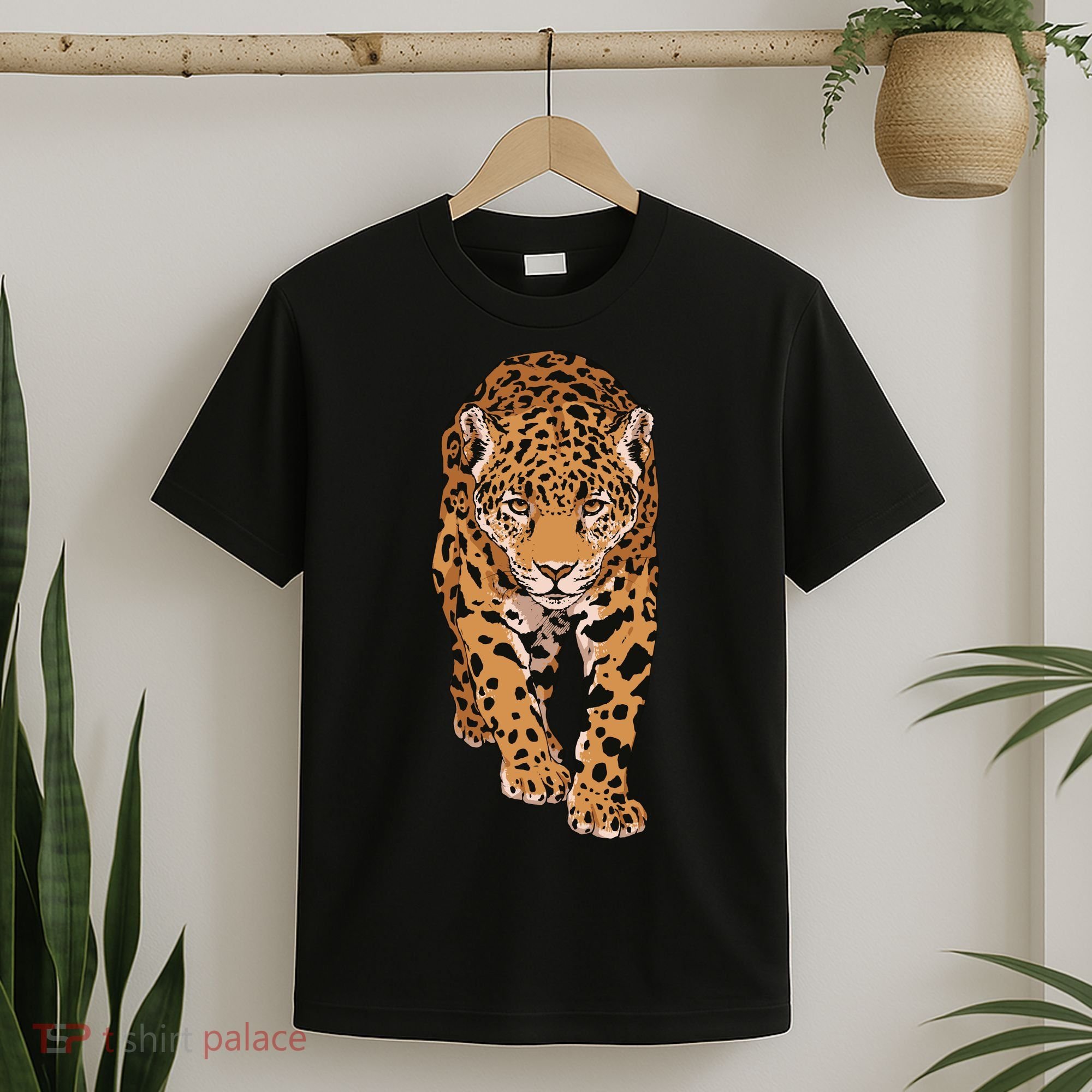 Jaguar Wild Animal Art T-Shirt