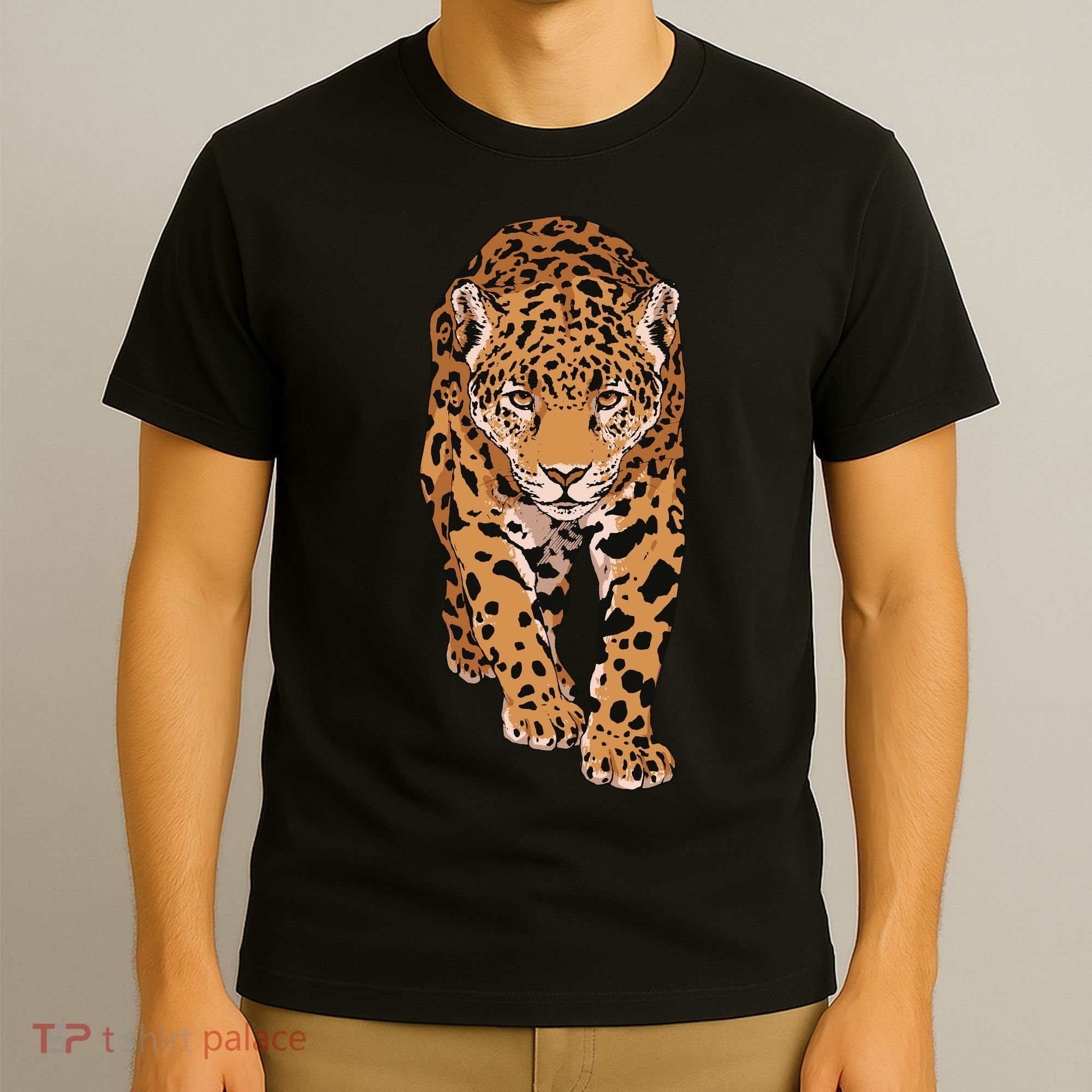 Jaguar Wild Animal Art T-Shirt