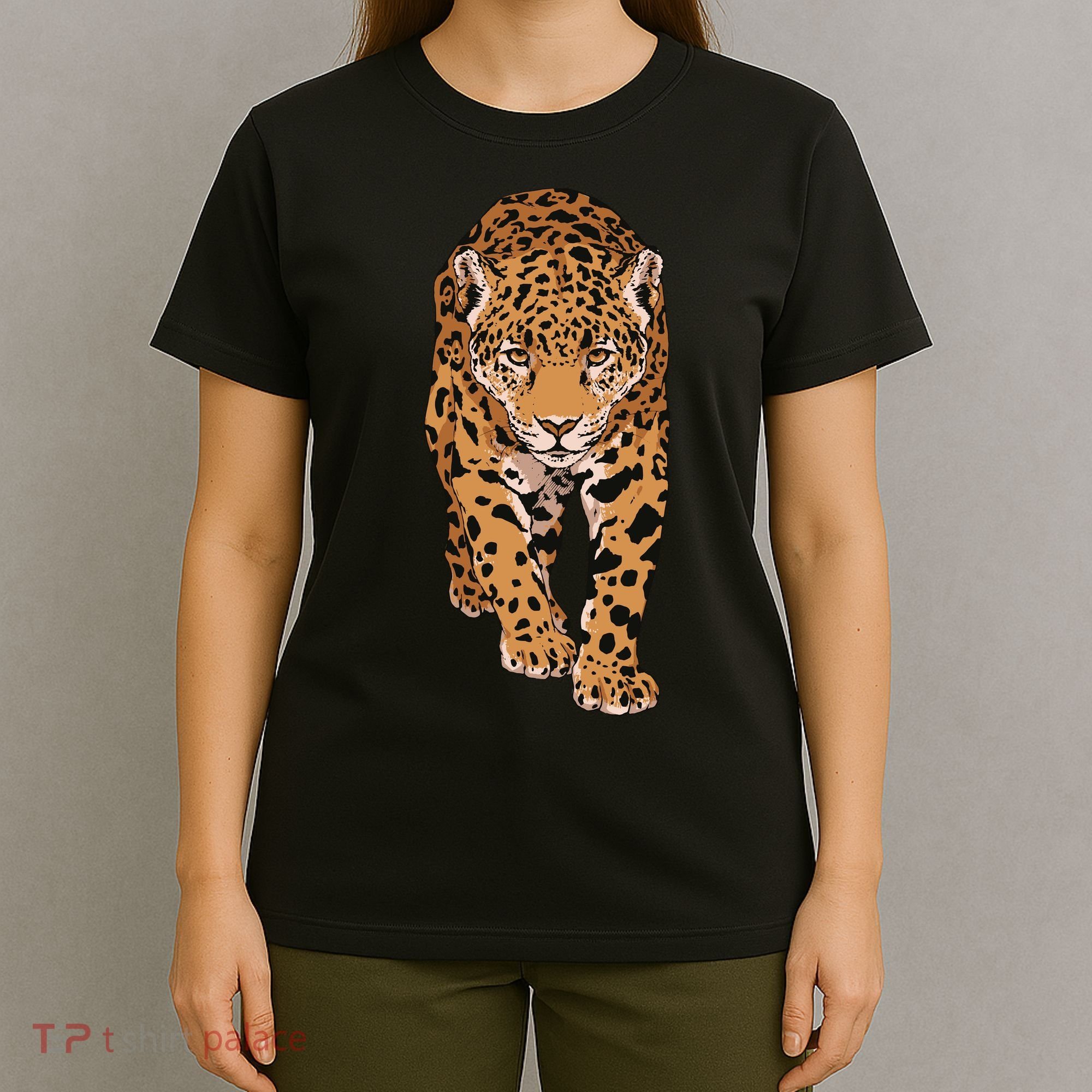 Jaguar Wild Animal Art T-Shirt