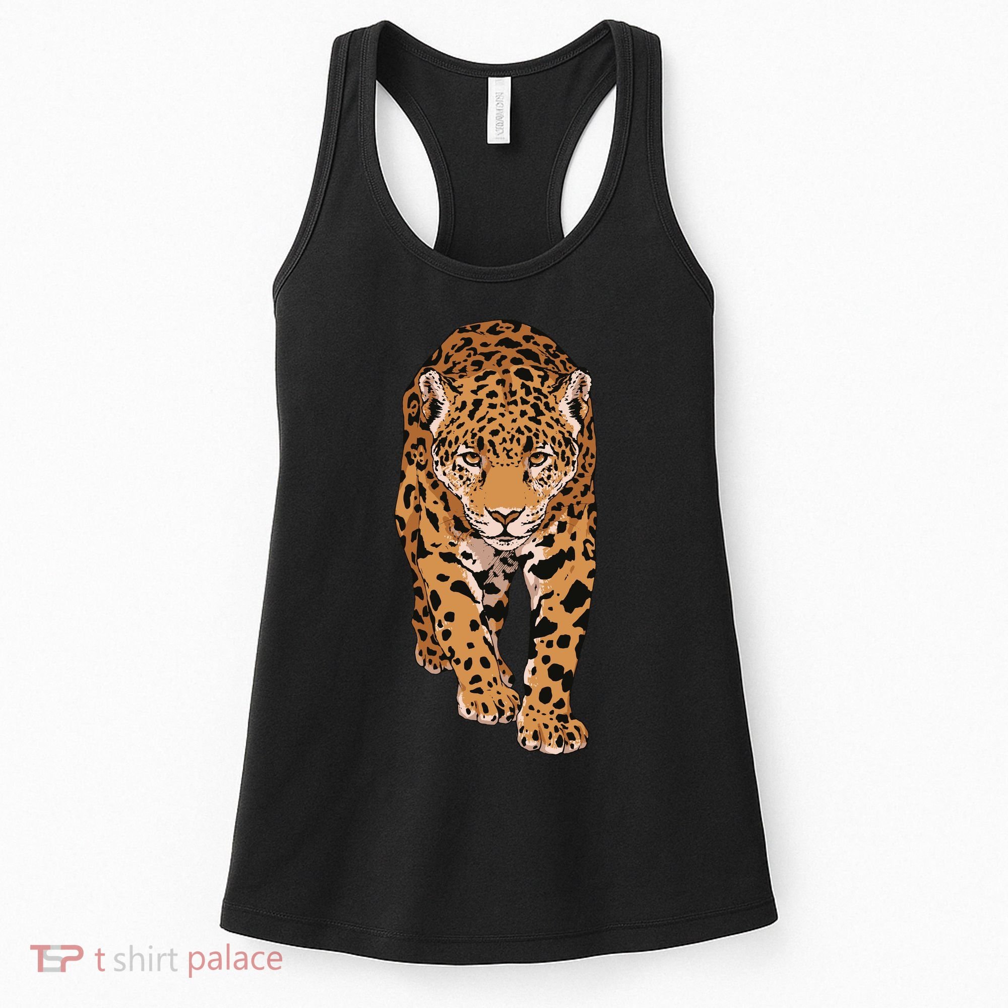 Jaguar Wild Animal Art Women's Tank Top