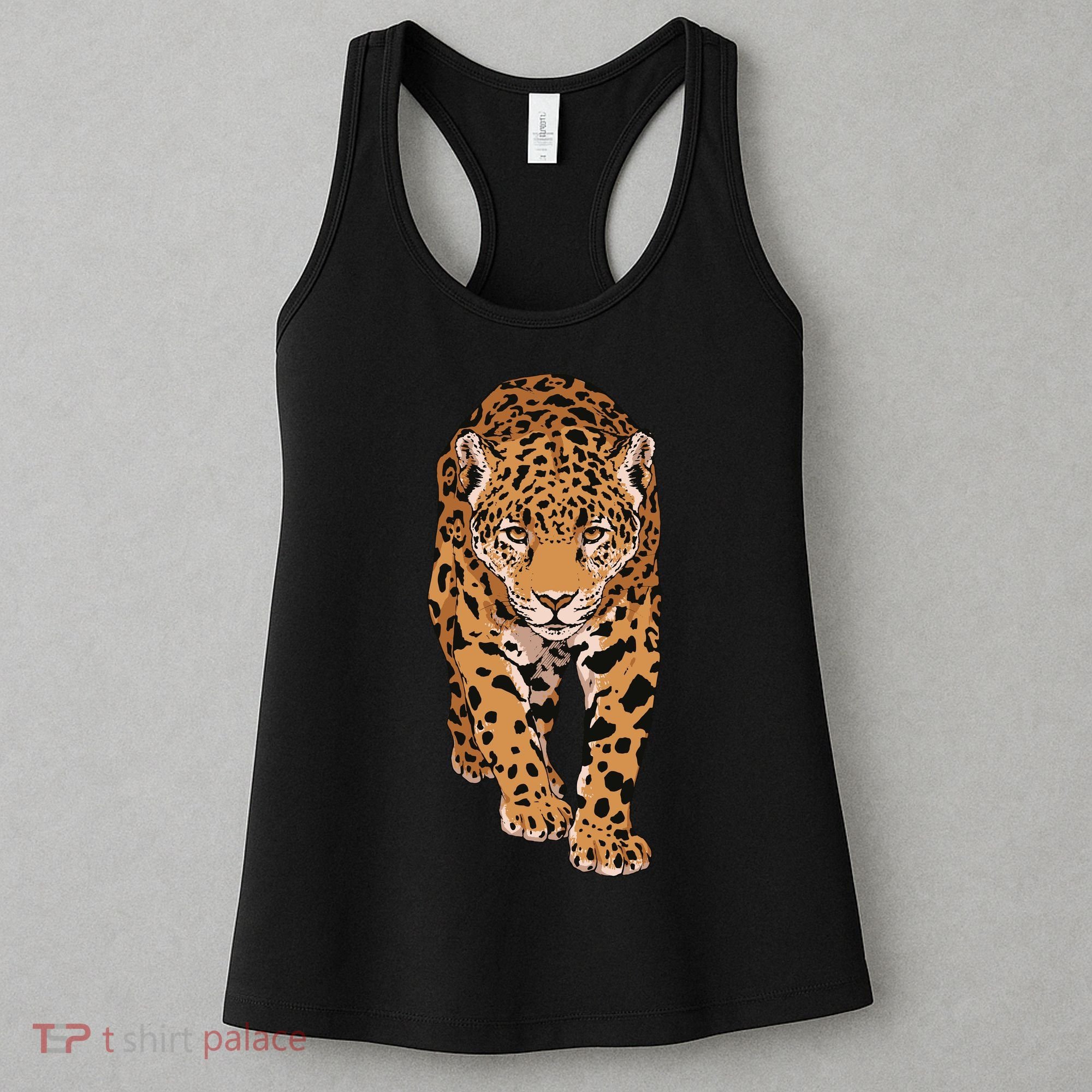 Jaguar Wild Animal Art Women's Tank Top
