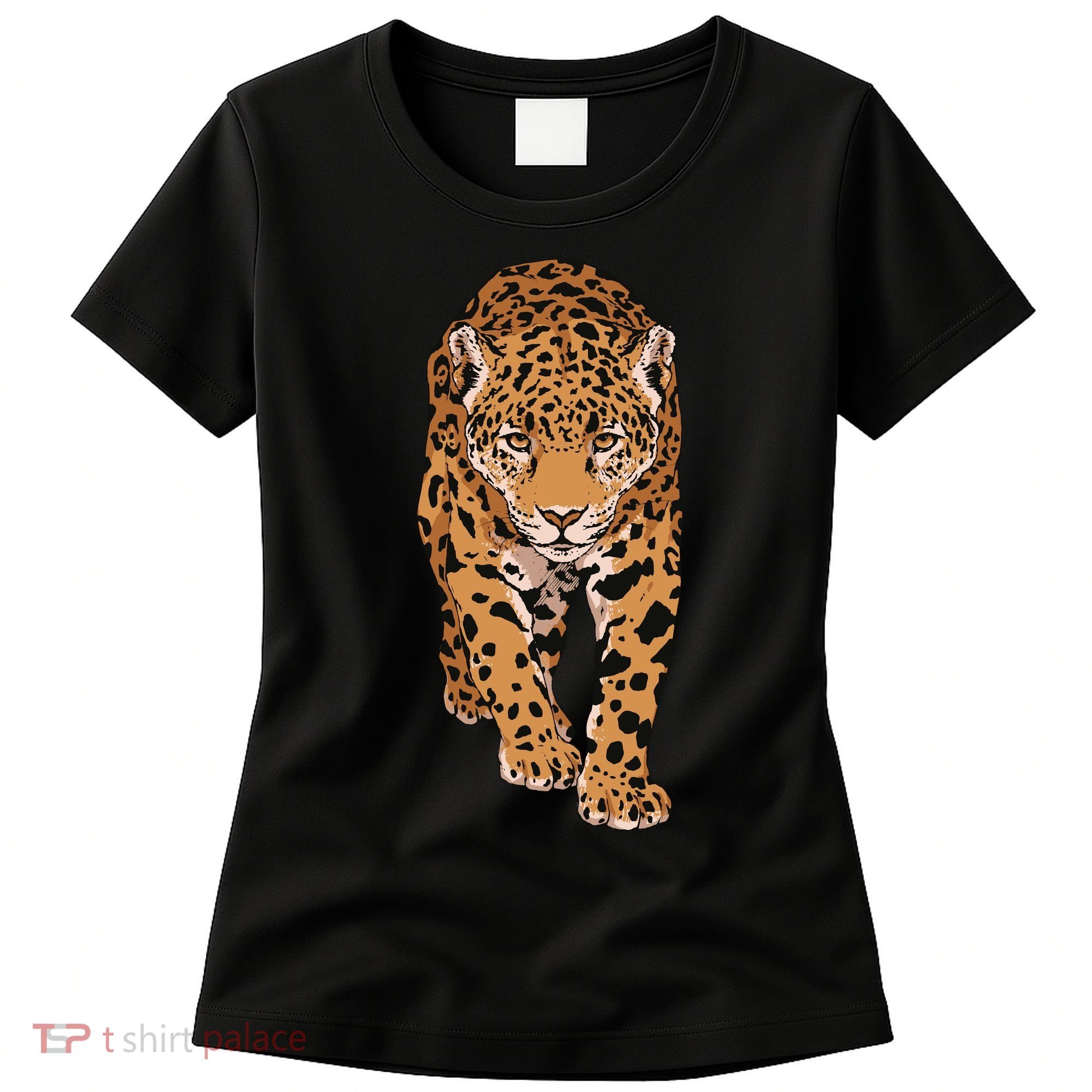Jaguar Wild Animal Art Women's T-Shirt