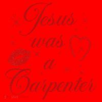 Jesus Was A Carpenter Christian Jesus Sayings Santa Hat thumb 1