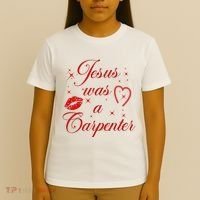 Jesus Was A Carpenter Christian Jesus Sayings T-Shirt thumb 4
