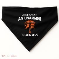 Jesus Was An Unarmed Black Man Religious Christian Bible USA-Made Doggie Bandana thumb 0