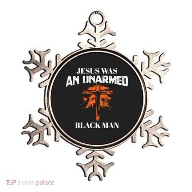 Jesus Was An Unarmed Black Man Religious Christian Bible Ornament