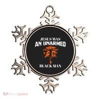 Jesus Was An Unarmed Black Man Religious Christian Bible Ornament thumb 0