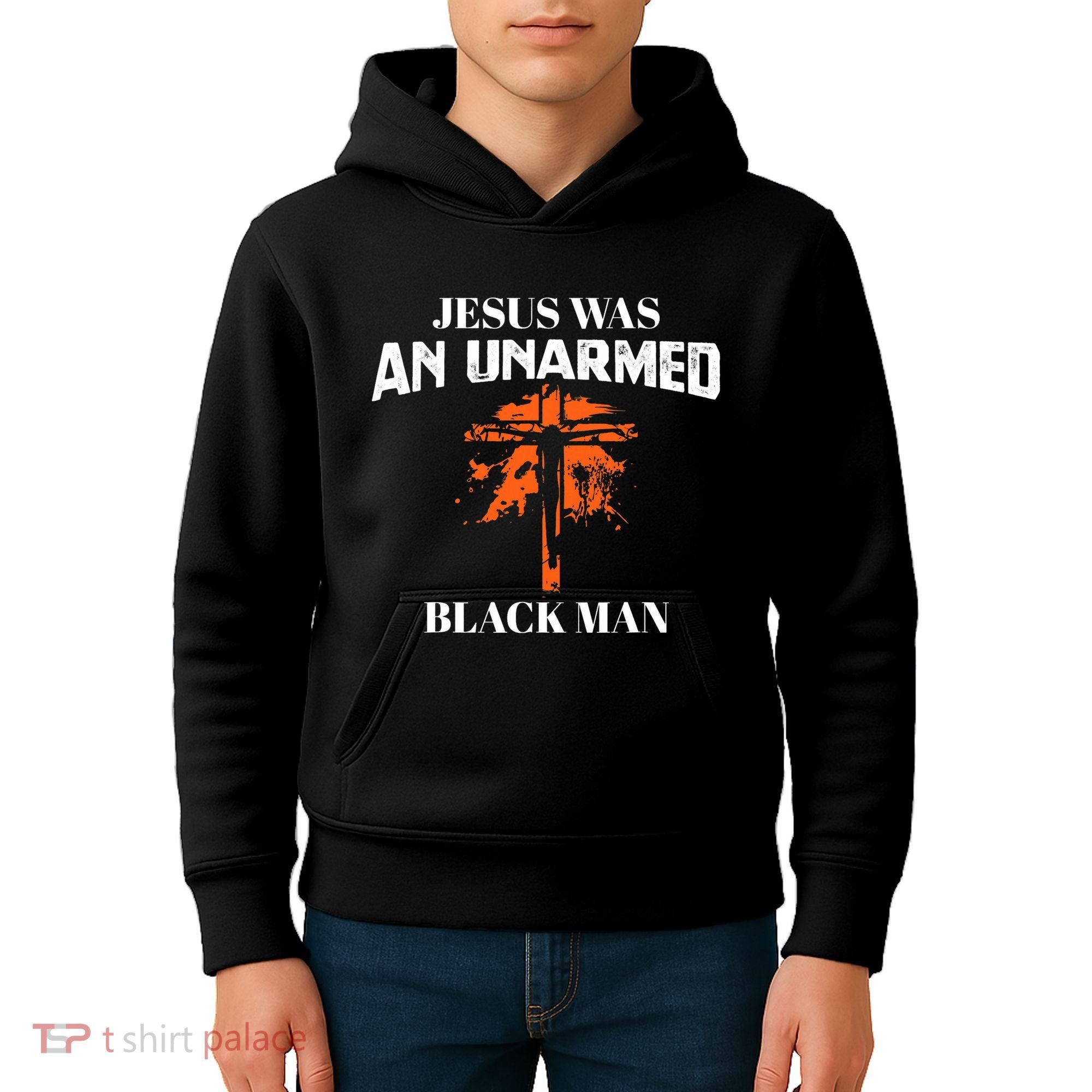 Jesus Was An Unarmed Black Man Religious Christian Bible Kids Hoodie