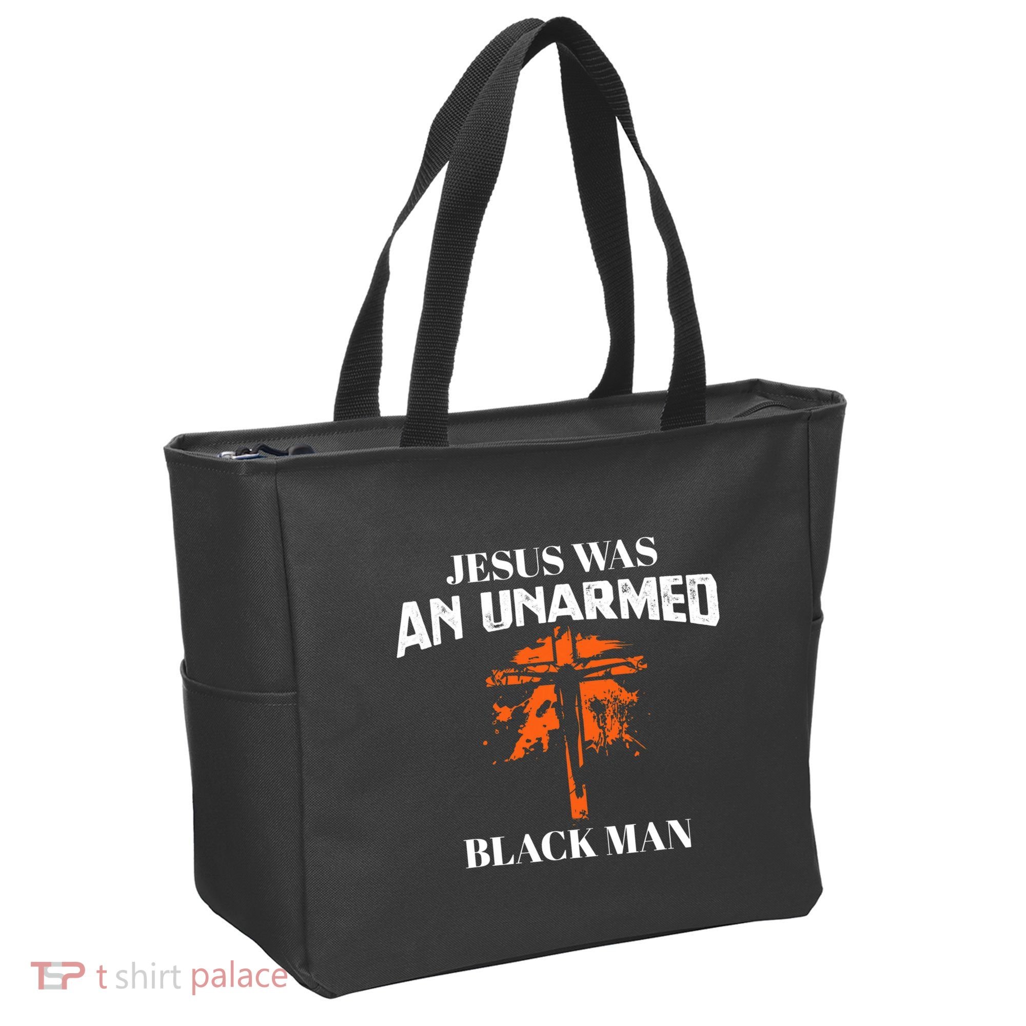 Jesus Was An Unarmed Black Man Religious Christian Bible Tote Bag