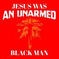 Jesus Was An Unarmed Black Man Religious Christian Bible Santa Hat thumb 1