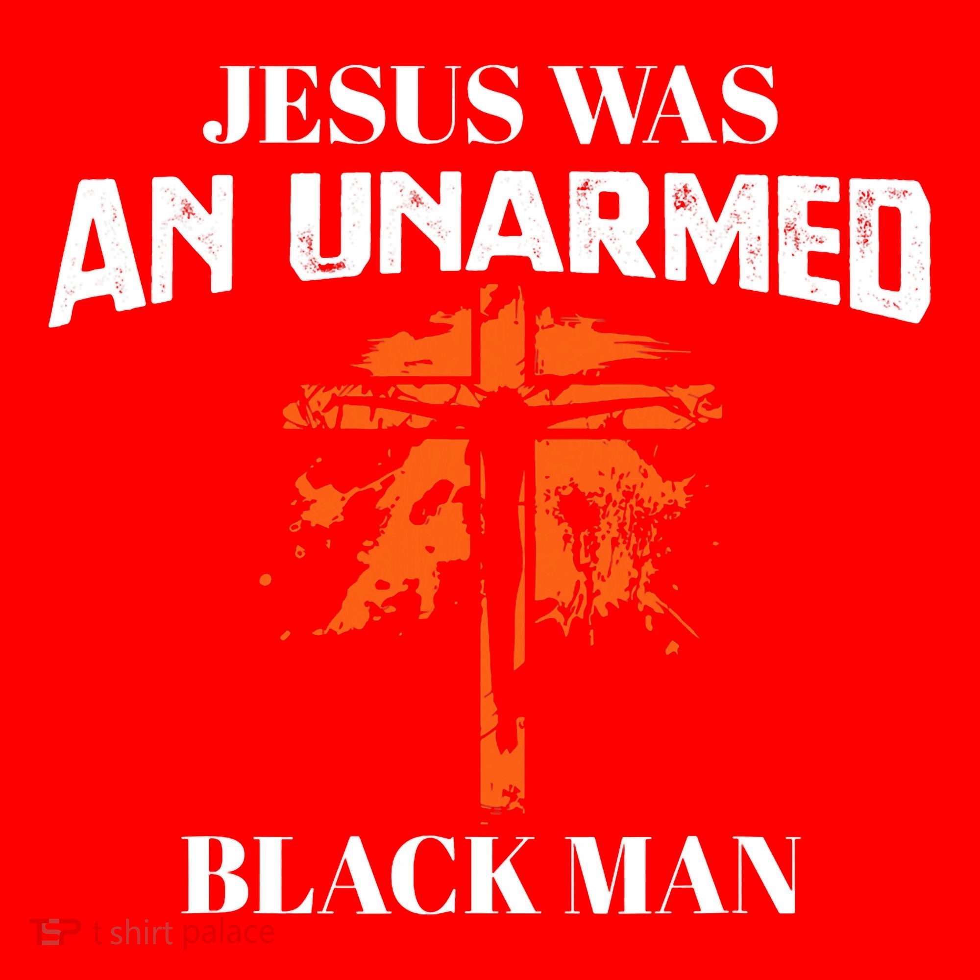 Jesus Was An Unarmed Black Man Religious Christian Bible Santa Hat