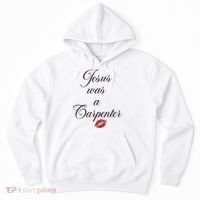 Jesus Was A Carpenter Christian Bible Verse Hoodie thumb 0
