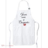 Jesus Was A Carpenter Christian Bible Verse Apron thumb 0