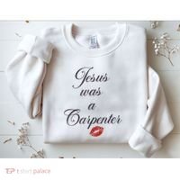 Jesus Was A Carpenter Christian Bible Verse Sweatshirt thumb 2