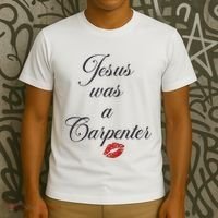 Jesus Was A Carpenter Christian Bible Verse T-Shirt thumb 3