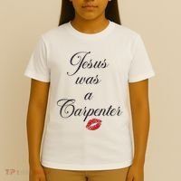Jesus Was A Carpenter Christian Bible Verse T-Shirt thumb 4